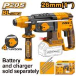 Ingco Cordless rotary hammer20v  26mm - Image 2
