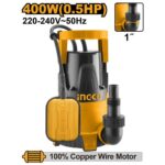 Ingco Submersible pump 400W Max. head: 8m - Image 2