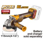 Ingco Cordless angle grinder 20v 115mm - Image 2