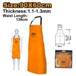 Ingco Leather welding apron Size 90*60cm - Image 2