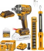 Ingco Cordless 2 pcs combo kit