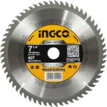 Ingco TCT saw blade 185mm(7-1/4") 60T