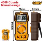 Ingco Digital multimeter 600v  4000 counts - Image 3