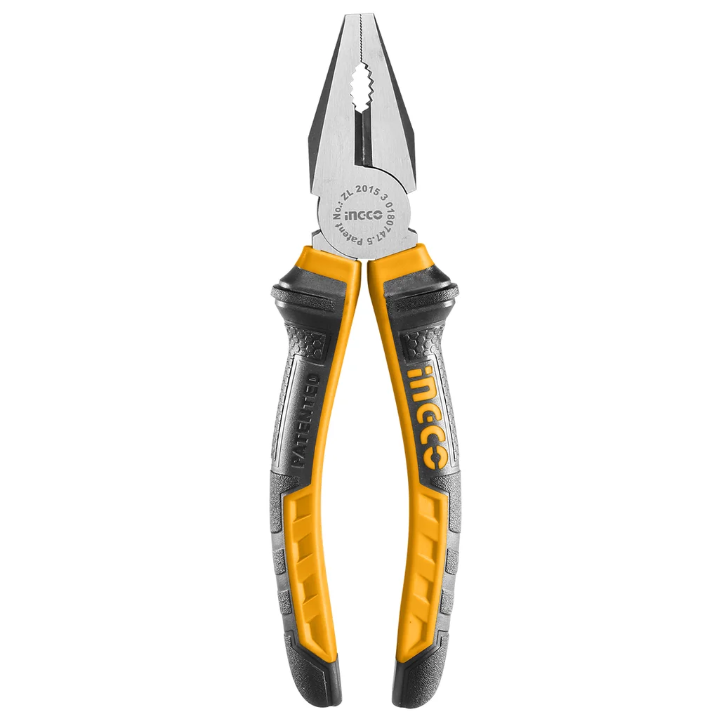 HCP08208-HCP08208-COMBINATION-PLIERS-8_.webp Ingco Combination pliers Size:8"/200mm - Image 1