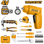 Ingco 38 Pcs tools set - Image 2