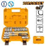 Ingco 20 Pcs 1/2" socket set - Image 3