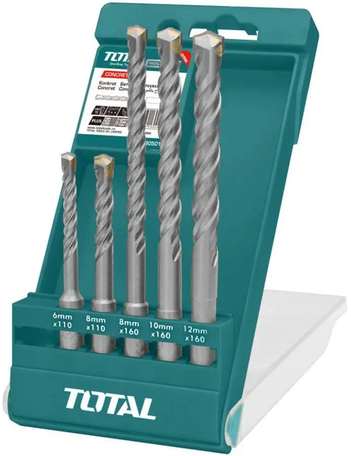 TAC190501-1-1.webp Total Hammer drill bits set 5 PCS - Image 1