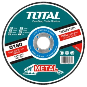 Total Abrasive metal grinding disc 180mm