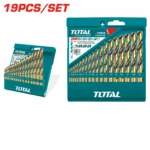 Total HSS twist drill bits set 19 pcs - Image 3