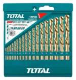 Total HSS twist drill bits set 19 pcs