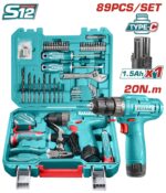 Total 89 Pcs Tools set 12V - Image 2
