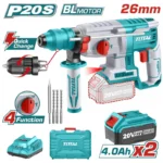 Total Lithium-Ion rotary hammer 26mm 20v - Image 3