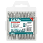 Total Screwdriver bit PH2+SL6.0,65mm,10pcs/set