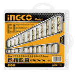 Ingco 12 Pcs HSS twist drill bits set
