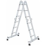 Foldable Aluminum ladder 4 by 3M (3.7M) - Image 3